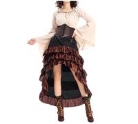 Disfraz de Halloween para disfraz medieval, océano, capitán, reina, pirata, hoja larga, vestido de navegador, cosplay, disfraz de Halloween y niña