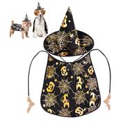 Disfraz de Halloween para mascotas, de Halloween, y sombrero de vampiro para mascotas, traje genial - sombrero / con - patrón de telaraña y de araña, sombrero, de vampiro,