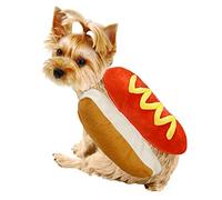Disfraz de Halloween para Mascotas, Traje de Hamburguesa para Perros, Ropa Caliente de Cosplay para Cachorros, Vestimenta para Fiestas