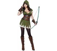 Disfraz De Halloween Para Mujer Lady Robin Hood Adulto 01358