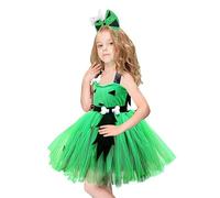 Disfraz de Halloween para niña con diadema de Halloween, conjunto tutú sin | Traje de papel de cumpleaños para niña para Navidad Pascua Mascarada Teatro Escuela de Rol Fiesta