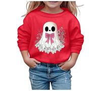 Disfraz de Halloween para niña, cuello redondo, manga larga, disfraz de niño de Halloween para ropa diaria de 3 a 10 años