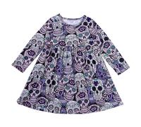 Disfraz de Halloween para niña, diseño divertido, manga larga, ropa de juego versátil para uso diario y ocasiones especiales