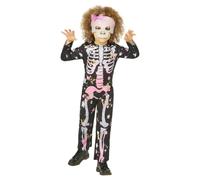 Disfraz De Halloween Para Niñas Con Brillo En Oro Rosa