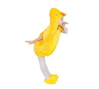Disfraz de Halloween para niño 3D de animales gallina para disfraz, chaleco polar sin mangas, para niño, niña, 1 a 12 años, disfraz de chicas, amarillo, 5-6 Años