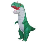 Disfraz de Halloween para niño y dinosaurio inflable para fiesta de disfraz, día de los niños y evento, con montura divertida, disfraz de niño, Halloween