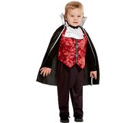 Disfraz De Halloween Para Niños Dracula Vampiro Ropa Elegante Edad 1-4
