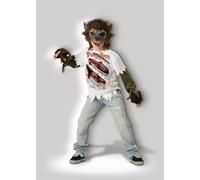 Disfraz De Halloween Para Niños Hombre Lobo Monstruo De Luna Incharacter 17015