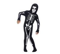 Disfraz De Halloween Para Niños Smiffys Esqueleto Calavera Todo En Uno 55012