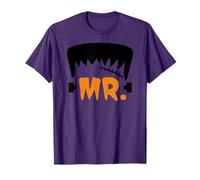 Disfraz de Halloween para Parejas de Mr. and Mrs. Frankenstein Camiseta