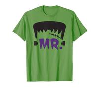 Disfraz de Halloween para Parejas de Mr. and Mrs. Frankenstein Camiseta