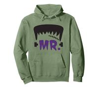 Disfraz de Halloween para Parejas de Mr. and Mrs. Frankenstein Sudadera con Capucha