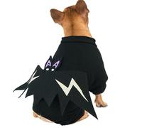 Disfraz de Halloween para perros, disfraz de alas de murciélago para perro, que en la oscuridad, ropa de Halloween para mascotas, disfraz de cosplay para perros