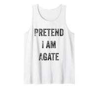 Disfraz de Halloween Pretend I Am Agate Mineral Stone Lover Camiseta sin Mangas
