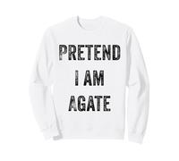 Disfraz de Halloween Pretend I Am Agate Mineral Stone Lover Sudadera