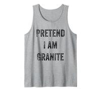 Disfraz de Halloween Pretend I Am Granite Rock Stone Lover Camiseta sin Mangas