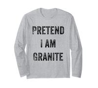 Disfraz de Halloween Pretend I Am Granite Rock Stone Lover Manga Larga