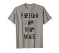Disfraz de Halloween Pretend I Am Gray Agate Mineral Lover Camiseta
