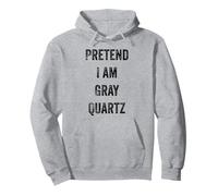 Disfraz de Halloween Pretend I Am Gray Quartz Mineral Lover Sudadera con Capucha