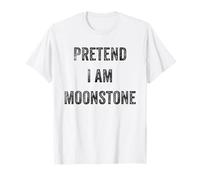 Disfraz de Halloween Pretend I Am Moonstone Mineral Stone Lover Camiseta