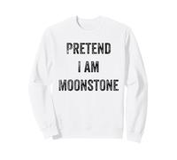 Disfraz de Halloween Pretend I Am Moonstone Mineral Stone Lover Sudadera