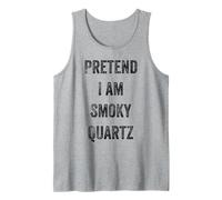 Disfraz de Halloween Pretend I Am Smoky Quartz Mineral Lover Camiseta sin Mangas