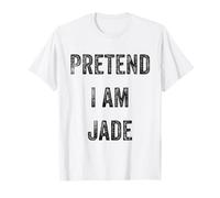 Disfraz de Halloween Que pretende Soy Amante de la Piedra Mineral de Jade Camiseta