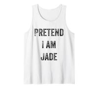 Disfraz de Halloween Que pretende Soy Amante de la Piedra Mineral de Jade Camiseta sin Mangas