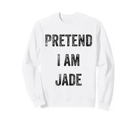 Disfraz de Halloween Que pretende Soy Amante de la Piedra Mineral de Jade Sudadera