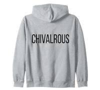 Disfraz de Halloween Simple adjetivo caballeresco de una Sola Palabra Sudadera con Capucha