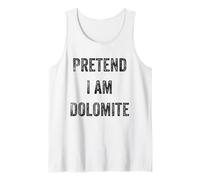 Disfraz de Halloween simulando Que Soy Dolomita Mineral Rock Lover Camiseta sin Mangas