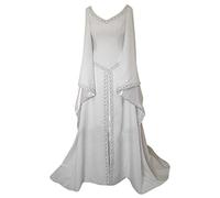 Disfraz De Halloween Vestidos Vestido Retro Los AñOs 50 Ropa Medieval GóTico Noche Con Ribete Carnaval Trajes Para Adultos Victoriano