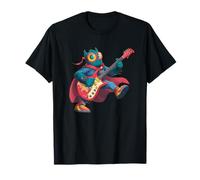 Disfraz de héroe Colorido con Guitarra para Capa Camiseta