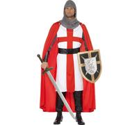 Disfraz De Héroe San Jorge Para Adultos Caballero Medieval Fiesta De Soltero