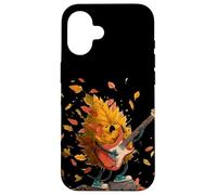 Disfraz de Hoja excitada con Guitarra eléctrica para Hombre y Mujer Carcasa para iPhone 16