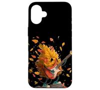 Disfraz de Hoja excitada con Guitarra eléctrica para Hombre y Mujer Carcasa para iPhone 16 Plus