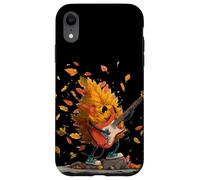 Disfraz de Hoja excitada con Guitarra eléctrica para Hombre y Mujer Carcasa para iPhone XR