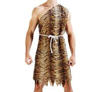 Disfraz de hombre de las cavernas - Disfraz de cosplay, disfraz de mujer de leopardo, adulto, disfraz de leopardo, disfraz de cosplay prehistórico, actuación de Halloween, temática, juego