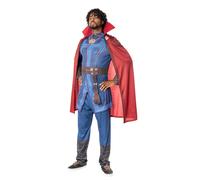 Rubies Disfraz Doctor Strange Deluxe para hombres, Dr Strange in the Multiverse of Madnes, con Pantalones, túnica y capa estampada, para halloween, carnaval, navidad y cumpleaños, 301359XL