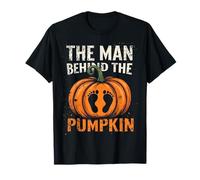 Disfraz de Hombre detrás de la Calabaza papá para ser Fiesta de Halloween Camiseta