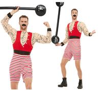 Disfraz De Hombre Fuerte Circo Para Hombre Luchador Boxeador