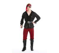 Disfraz De Hombre Pirata Corsario Talla S/M
