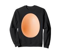 Disfraz de Huevo para Halloween, simulando Que Soy un Huevo Entero marrón Sudadera