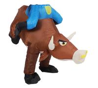 Disfraz de Inflable para Adulto, Divertido Disfraz de Jinete de con Soplador para Cosplay de Halloween, Juguete de Fiesta