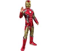 Disfraz De Iron Man Deluxe Para Niños Marvel Superhéroe Con Máscara