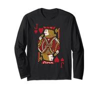 Disfraz de Jack Heart Card Poker Vegas Manga Larga