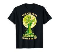Disfraz de Jardinero de Halloween con la Mano Zombi Youre Never Too Old Camiseta