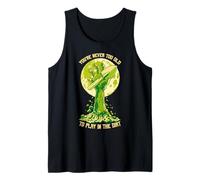 Disfraz de Jardinero de Halloween con la Mano Zombi Youre Never Too Old Camiseta sin Mangas