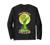 Disfraz de Jardinero de Halloween con la Mano Zombi Youre Never Too Old Manga Larga
