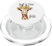 Disfraz de Jirafa para Fiesta de cumpleaños, Animales africanos Salvajes PopSockets PopGrip para MagSafe